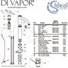 Ideal Standard Ceraline Vessel Basin Mixer Tap Pop-Up Waste Spares