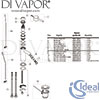 Ideal Standard Ceraline Bidet Mixer Pop-Up Waste Spares