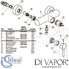 Ideal Standard Ceraline Exposed Chrome Shower Mixer Spares