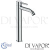 Ideal Standard Ceraline Vessel Basin Mixer Tap without Pop-Up Waste Spare Parts
