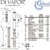 Ideal Standard Ceraline Vessel Basin Mixer Tap without Pop-Up Waste Spares
