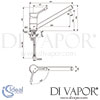 Ideal Standard Ceralook One Hole Sink Mixer Bluestart Dimensions