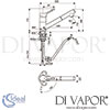 Ideal Standard Ceralook One Hole Sink Mixer Bluestart Tap Dimensions