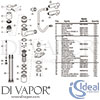 Ideal Standard Ceralook One Hole Sink Mixer Bluestart Tap Spares