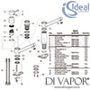 Ideal Standard Ceralook Sink Mixer Bluestart Chrome Kitchen Tap Spares