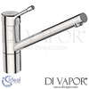 Ideal Standard Ceralook Sink Mixer Bluestart Silver Storm Kitchen Tap Spare Parts