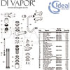 Ideal Standard Ceralook One Hole Sink Mixer Bluestart Silver Storm Kitchen Tap Spares