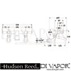 Hudson Reed BC303DLWM Spare Parts Diagram