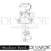 Hudson Reed Topaz Bath Shower Mixer Dimensions