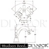 Hudson Reed BC305HL Mixer Tap Spare Parts Diagram