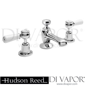 Hudson Reed Topaz lever 3 Tap Hole Basin Mixer Tap & Pop-Up Waste Spare Parts