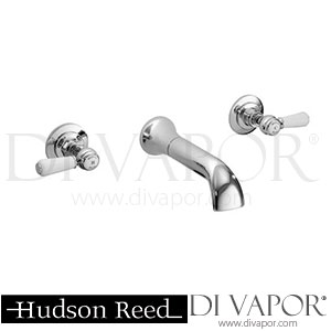 Hudson Reed BC309HL White Topaz With Lever Wall Mounted Bath Spout & Stop Taps Spare Parts