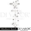 Hudson Reed BC317DX Mixer Spare Parts Diagram