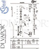 Ideal Standard BC340AA Mixer Spare Tech Diagram
