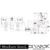 Hudson Reed BC403DLWM Black Topaz Spare Parts Diagram
