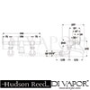 Hudson Reed Topaz BC403HLWM Spare