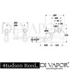 Hudson Reed Topaz Bath Tap Filler Dimension