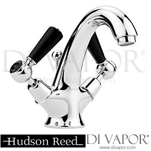 Hudson Reed Topaz Black Lever Mono Basin Mixer Tap & Pop Up Waste Spare Parts