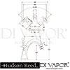 Hudson Reed BC405DX Black Topaz Mixer Spare Parts Diagram