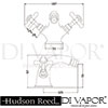 Hudson Reed BC406HX Black Topaz Spare Parts Diagram