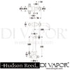 Hudson Reed BC417DX Mixer Spare Parts Diagram