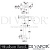 Hudson Reed Topaz Basin Mixer Tap Dimension