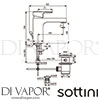 Sottini BC428AA Mixer Spare Diagram