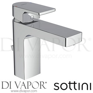 Sottini BC428AA Ceno Project Basin Mixer with Pop-Up Waste 5LPM Spare Parts