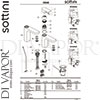 Sottini BC428AA Mixer Spare Tech Diagram