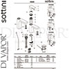 Sottini BC429AA Mixer Spare Tech Diagram