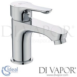 Ideal Standard BC486AA Alpha One Hole Basin Mixer Tap with Plastic Pop-Up Waste Spare Parts