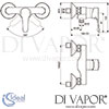Ideal Standard Alpha Exposed Shower Mixer Dimensions