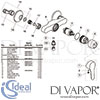 Ideal Standard Alpha Exposed Shower Mixer Spares