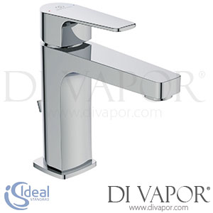 Ideal Standard BC491AA Cerafine D Basin Mixer H105 with Plastic Pop-Up Waste Spare Parts