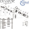 Ideal Standard Cerafine D Exposed Chrome Shower Mixer Spares