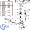 Ideal Standard Cerafine D Exposed Chrome Bath Shower Mixer Spares