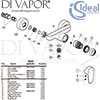 Ideal Standard Cerafine O Matt Black Chrome Exposed Shower Mixer Spares