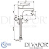 Ideal Standard Alpha Basin Mixer Tap Dimensions
