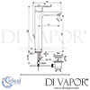 Ideal Standard Ceraplan III One Hole Basin Mixer Dimensions