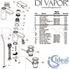 Ideal Standard Ceraplan III Basin Mixer H70 Bluestart Tap Spares