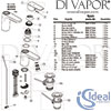Ideal Standard Ceraplan III Basin Mixer H70 Bluestart Tap Spares