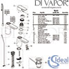 Ideal Standard Ceraplan III Basin Mixer H90 with Chain Tap Spares