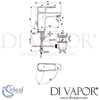 Ideal Standard Ceraplan III 1 Hole Basin Mixer Bluestart Metal Tap Dimensions