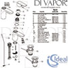 Ideal Standard Ceraplan III 1 Hole Basin Mixer Bluestart Metal Tap Spares