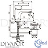 Ideal Standard BC574AA Mixer Spare Diagram
