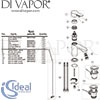 Ideal Standard Alpha Basin Mixer Bluestart Tap Spares