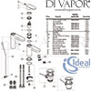 Ideal Standard Cerafine O Basin Mixer H80 no Pop-Up Waste Tap Spares