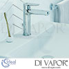 Ideal Standard Cerafine O Matt Black Basin Mixer H120 Metal Pop-Up Waste Tap Spare Part
