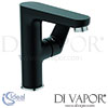 Ideal Standard Cerafine O Black Chrome High Spout Basin Mixer H155 Metal Pop-Up Waste Spare Parts
