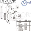 Ideal Standard Cerafine O Black Chrome High Spout Basin Mixer H155 Metal Pop-Up Waste Spares